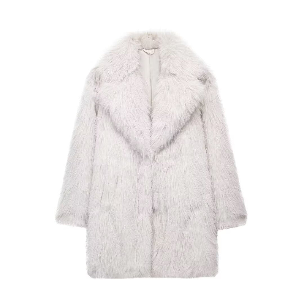 Women's Thick Lamb Wool Thickened Winter Furry Coats
