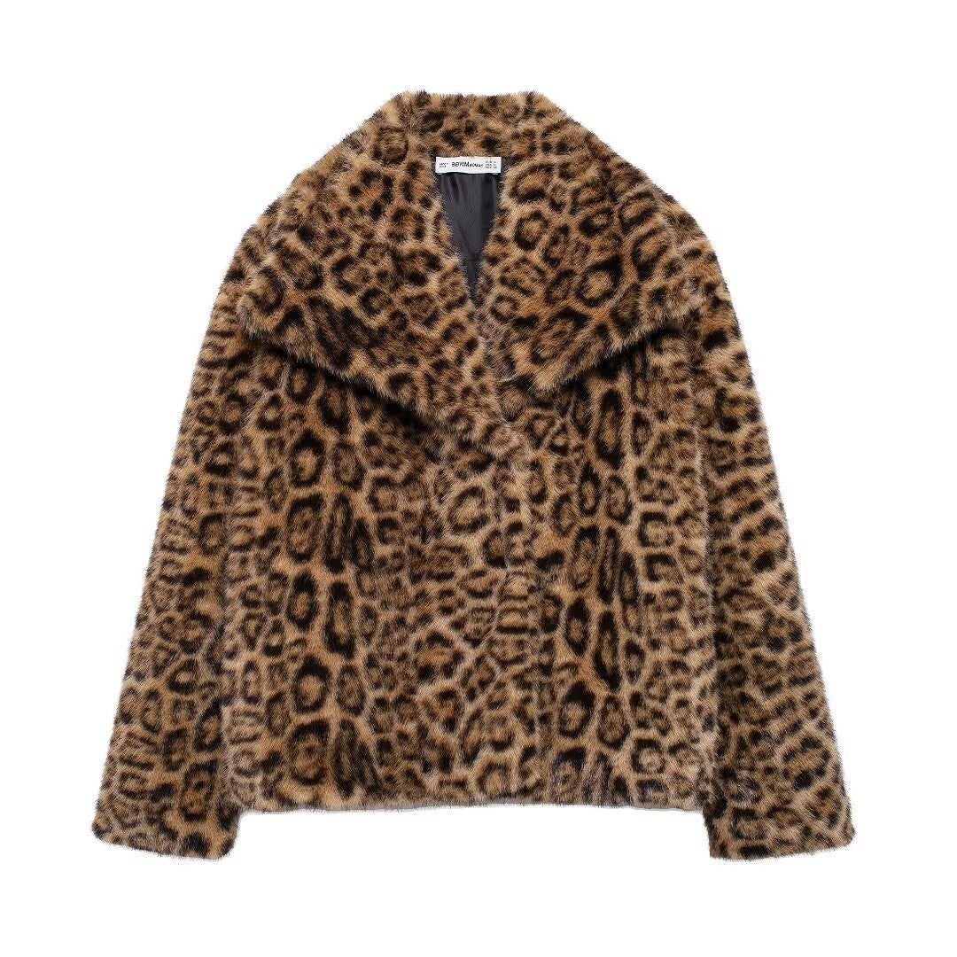 Women's Thick Lamb Wool Thickened Winter Furry Coats