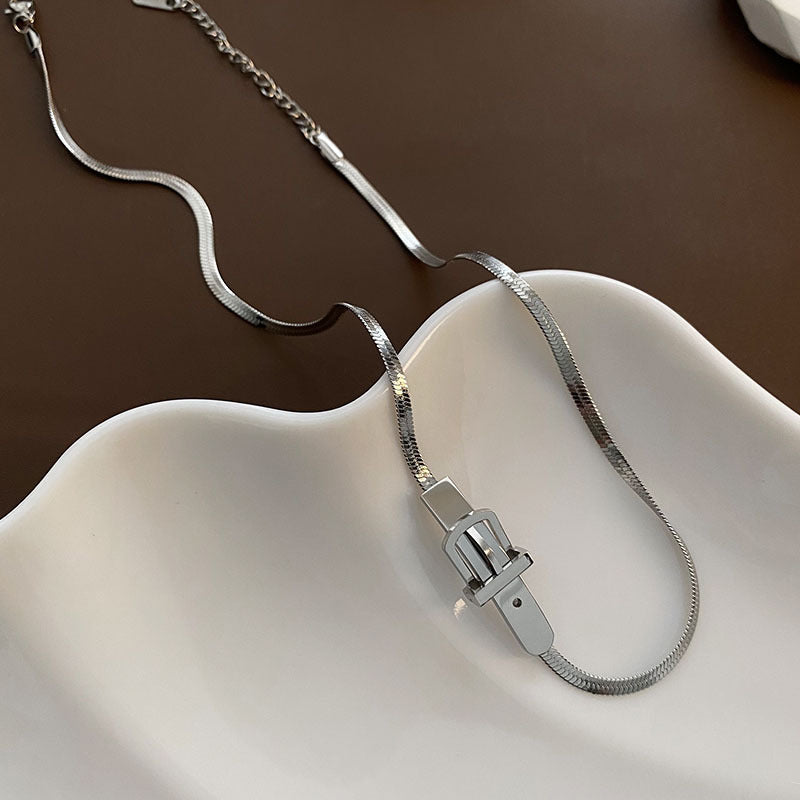Women's Titanium Steel No Fading Elegant Strap Necklaces