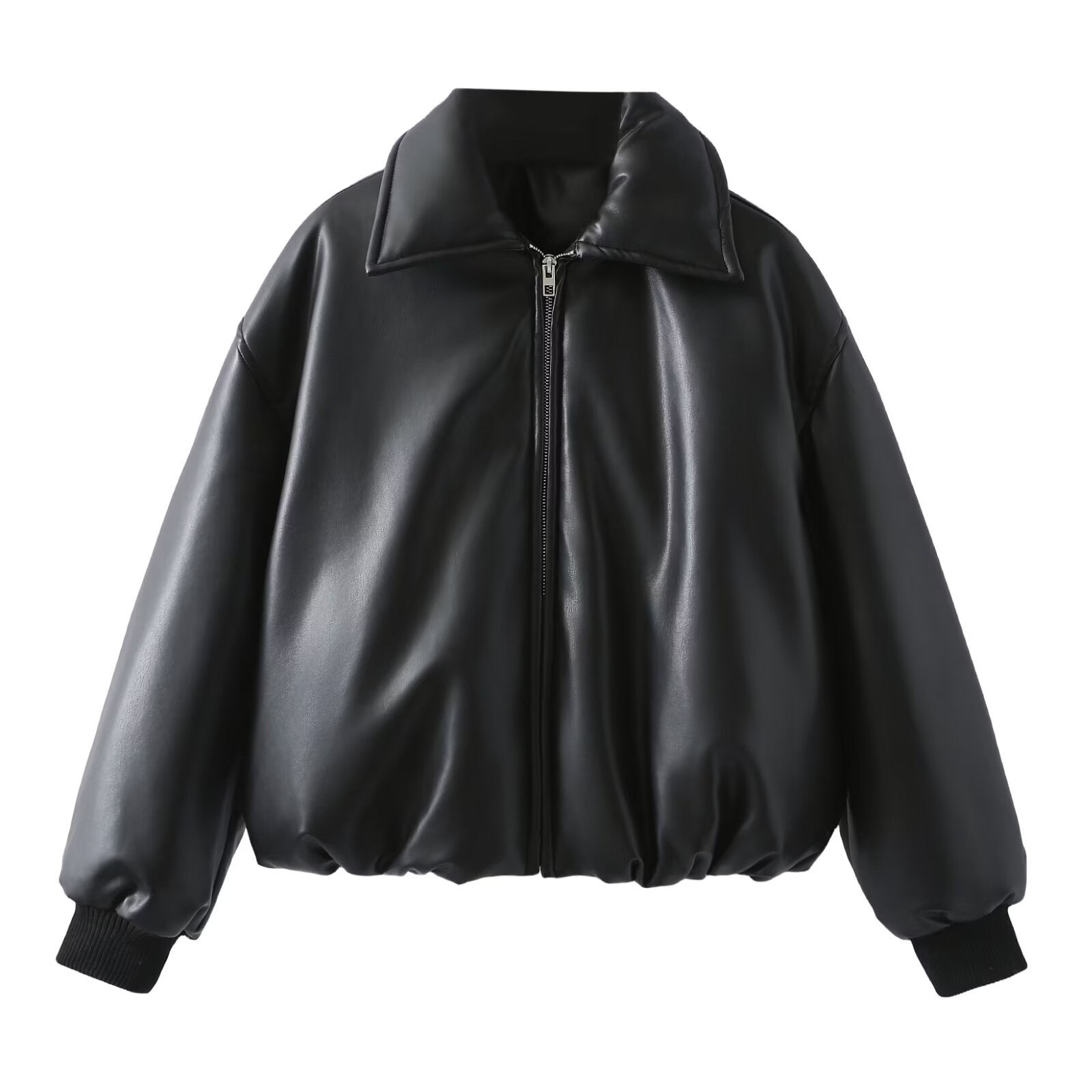 Women's Retro Crew Neck Shackle Lamb Wool Coats