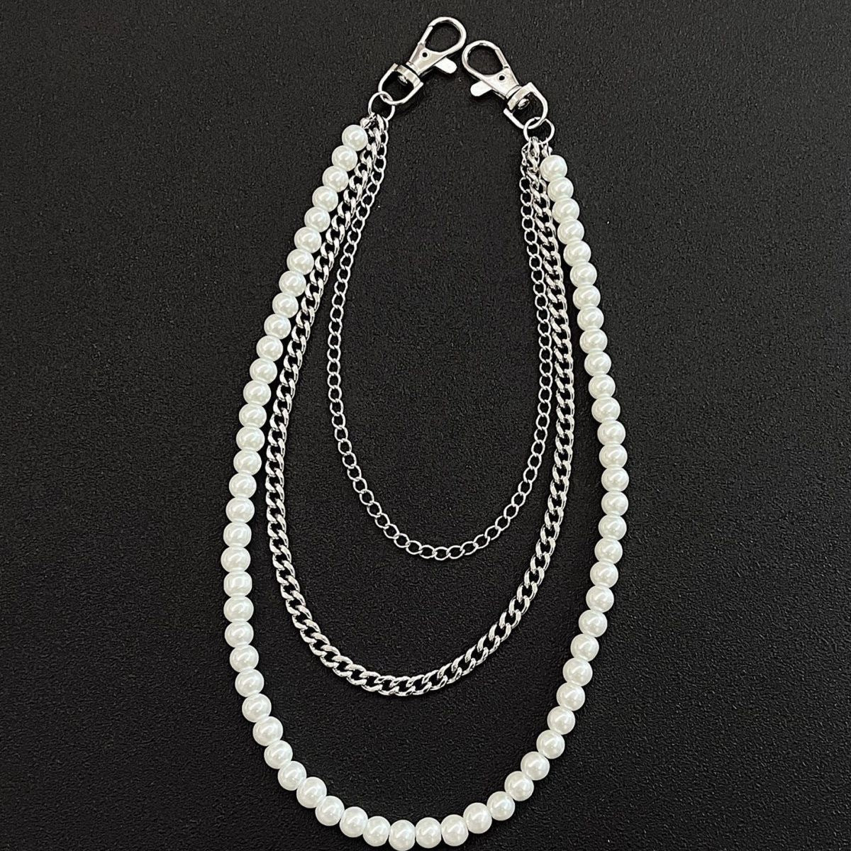 Multi Layer Pearl Pants Chains