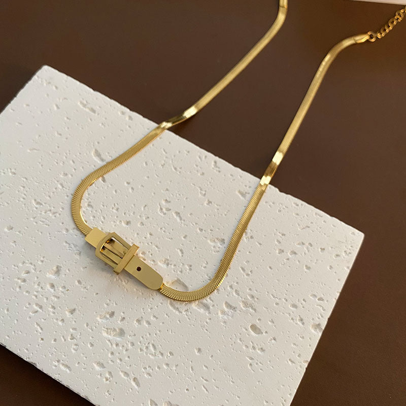 Women's Titanium Steel No Fading Elegant Strap Necklaces