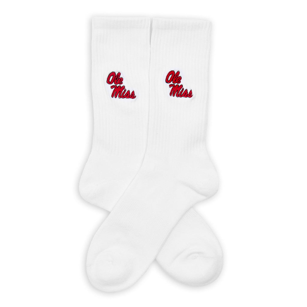 Ole Miss Campus Crew Socks