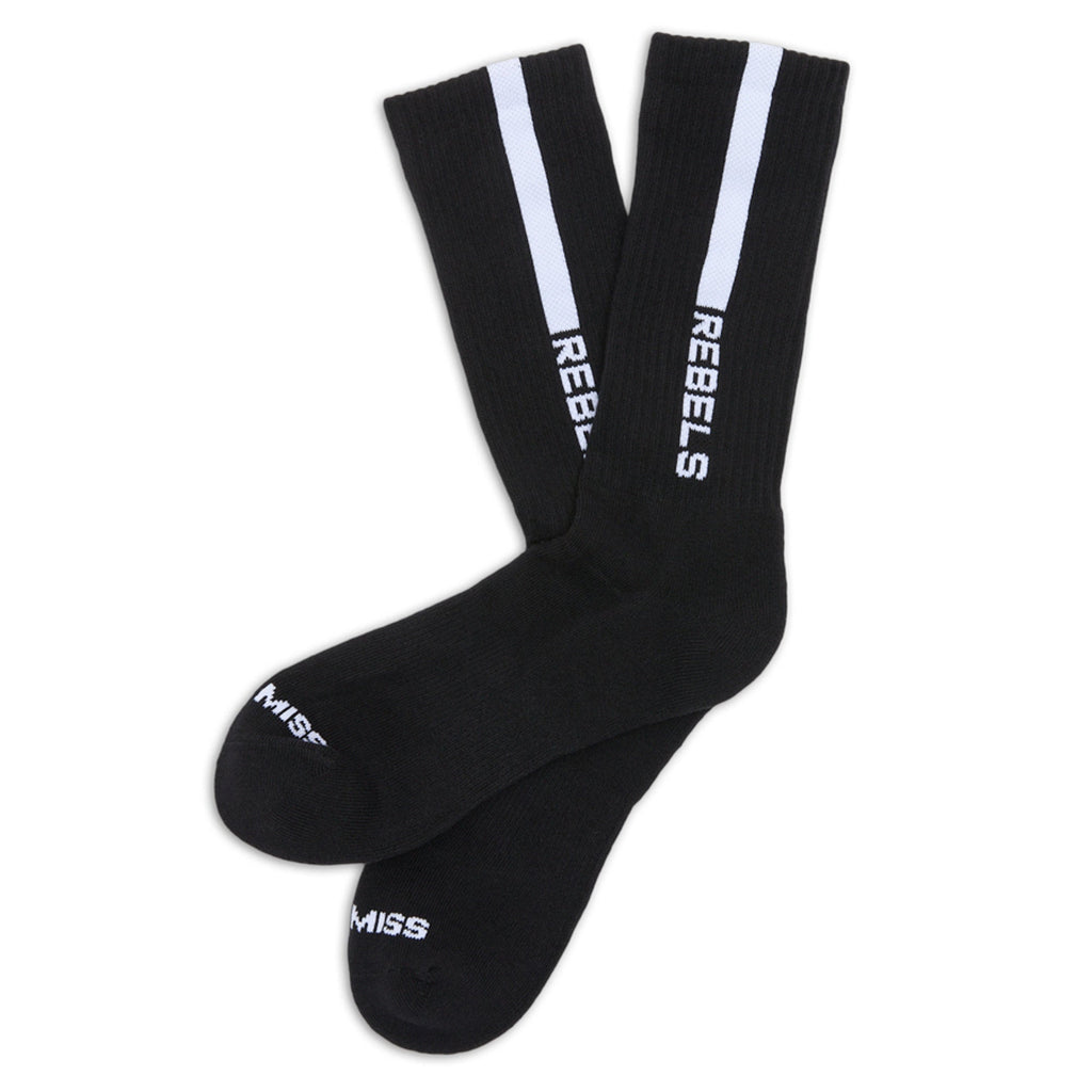 Black Rebels Casual Crew Socks
