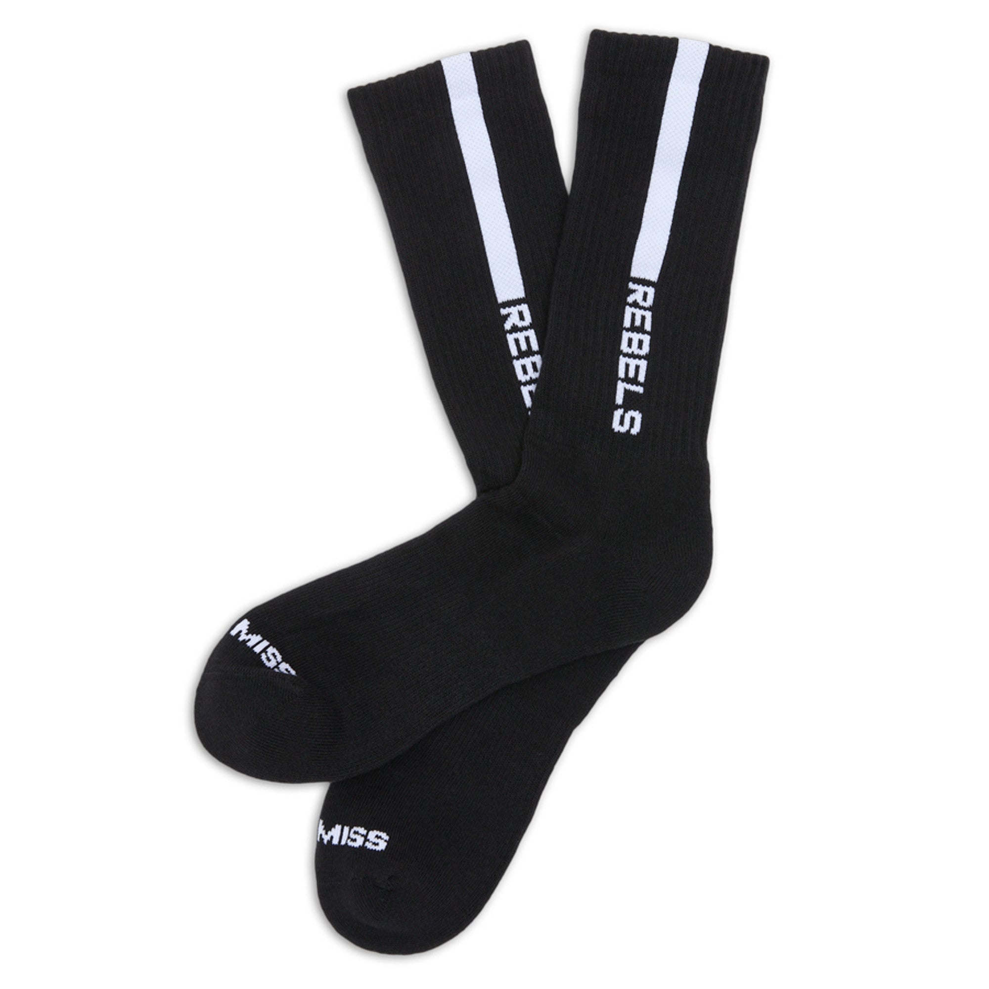 Black Rebels Casual Crew Socks
