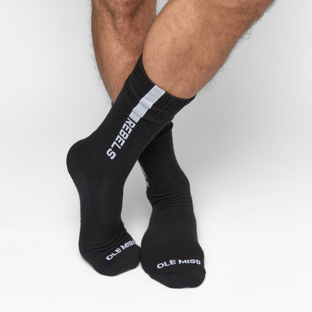 Black Rebels Casual Crew Socks