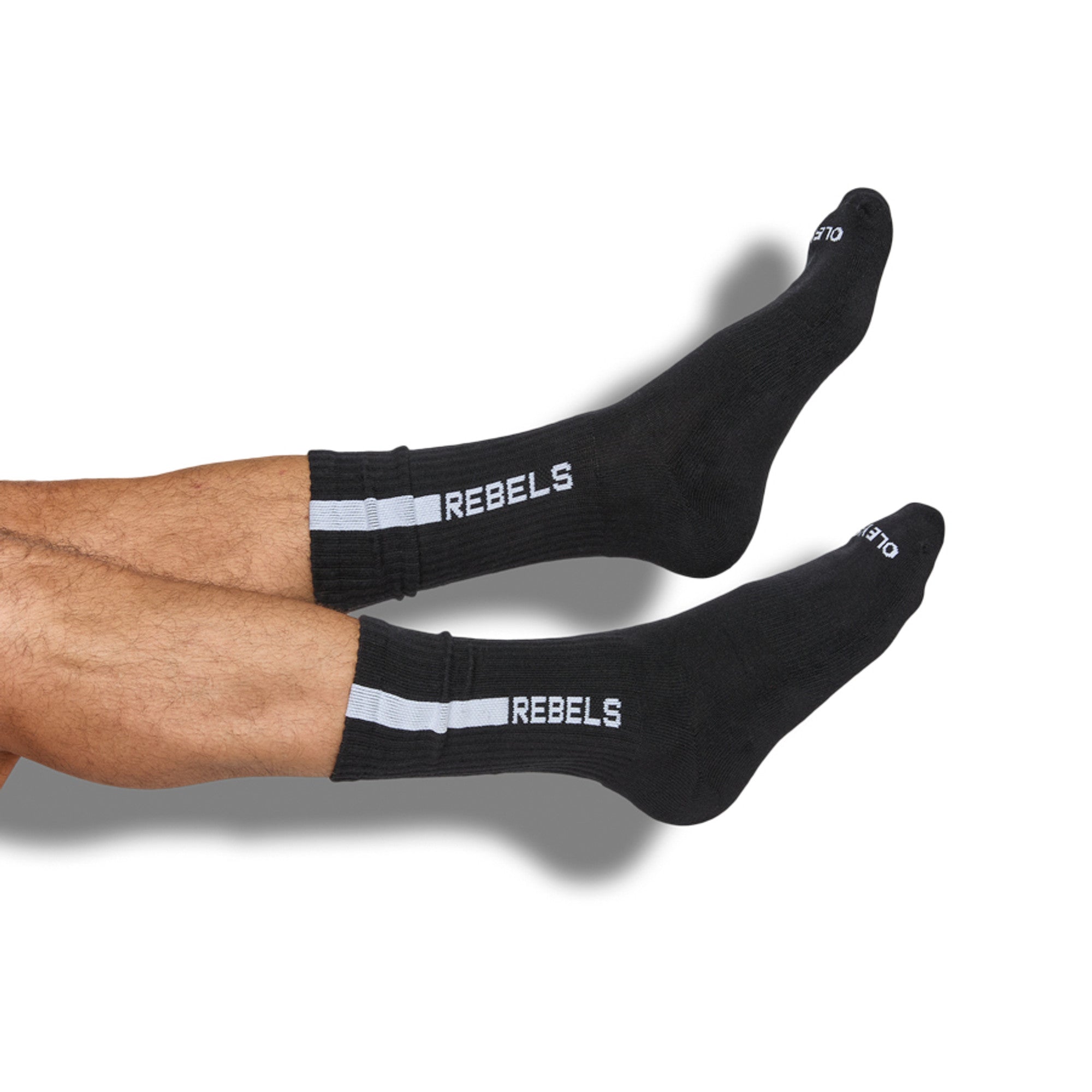 Black Rebels Casual Crew Socks