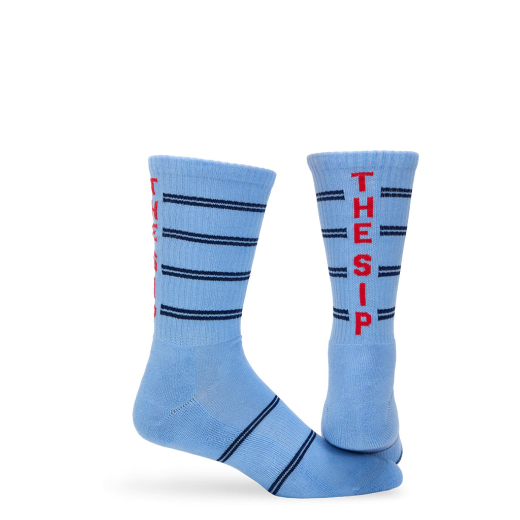 Powder Stripe The Sip Casual Crew Socks