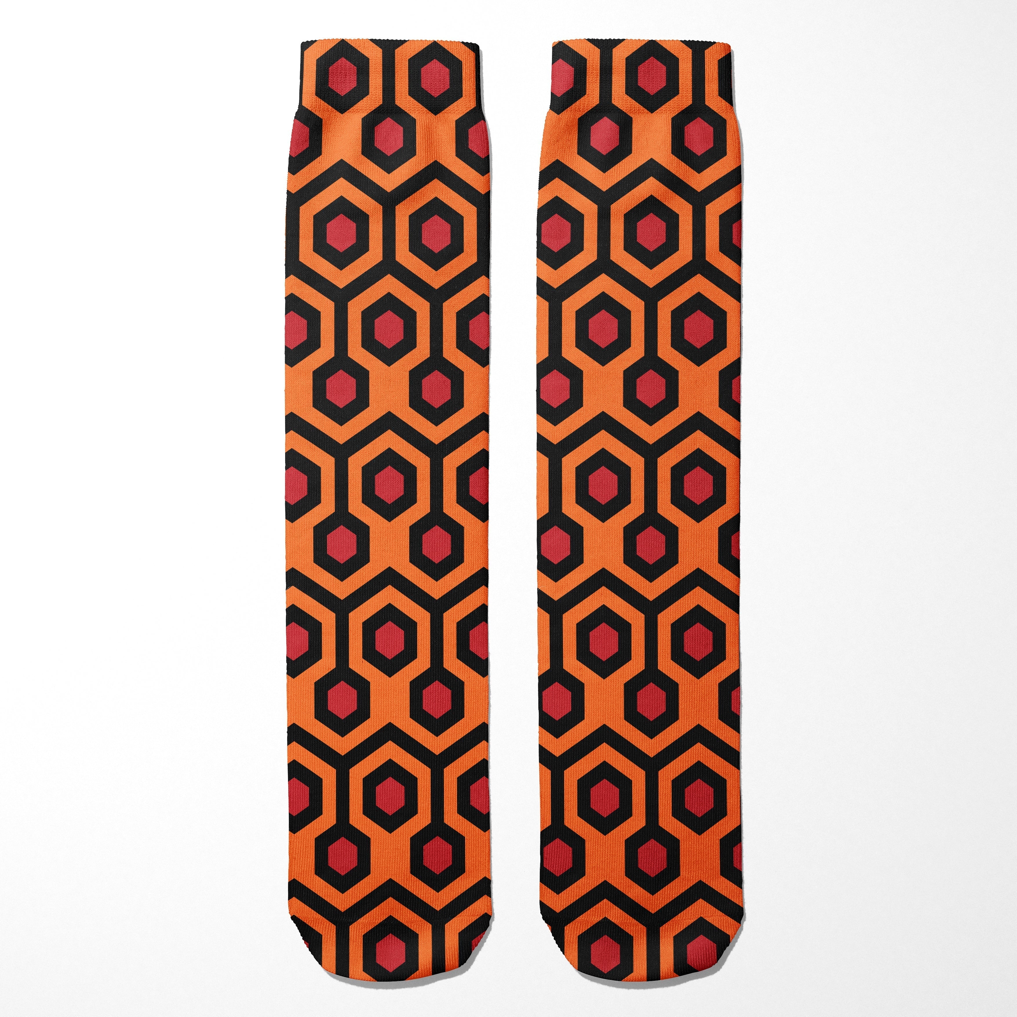 Overlook Hotel Carpet Socks