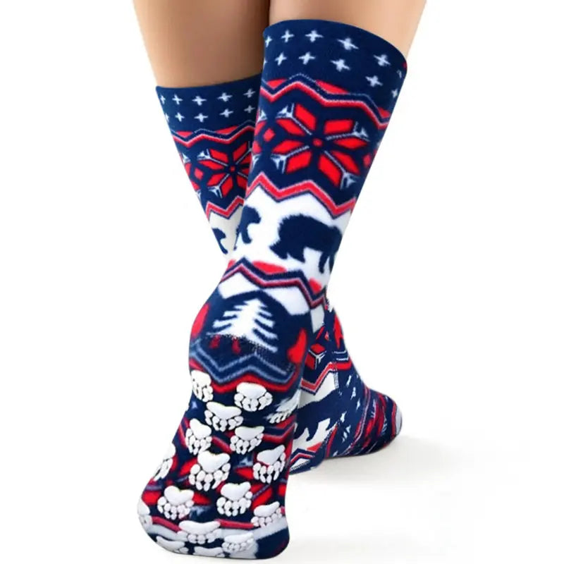 Kids' Nonskid Fleece Socks - Polar Bear