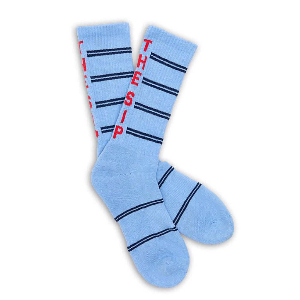 Powder Stripe The Sip Casual Crew Socks