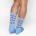 Powder Stripe The Sip Casual Crew Socks