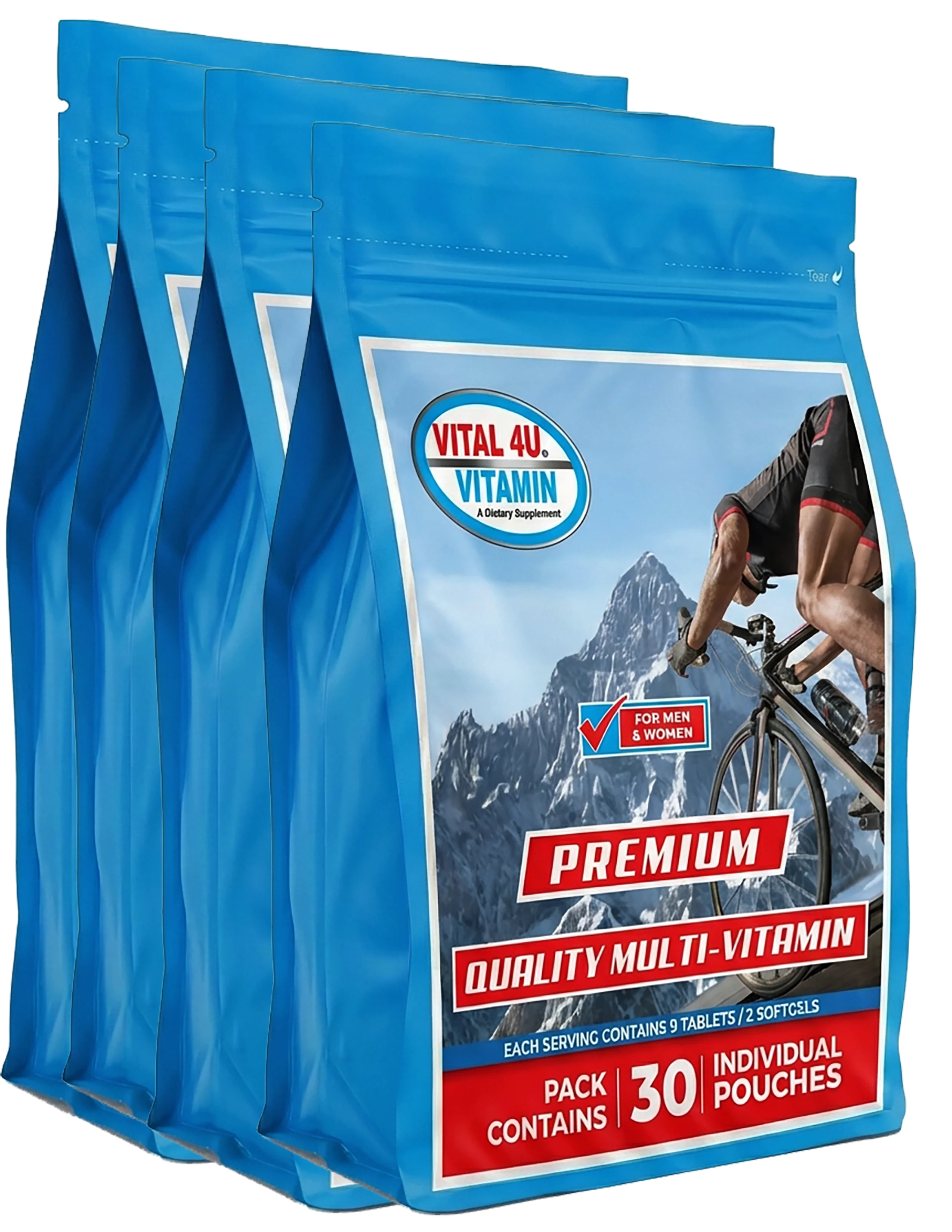 Vital 4U Premium 30-Day Multivitamin