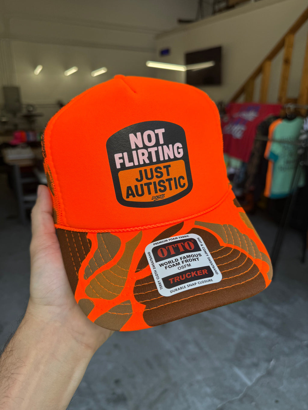 Not Flirting Trucker Hat