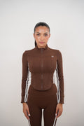 I Am Motivated Brown Jacket