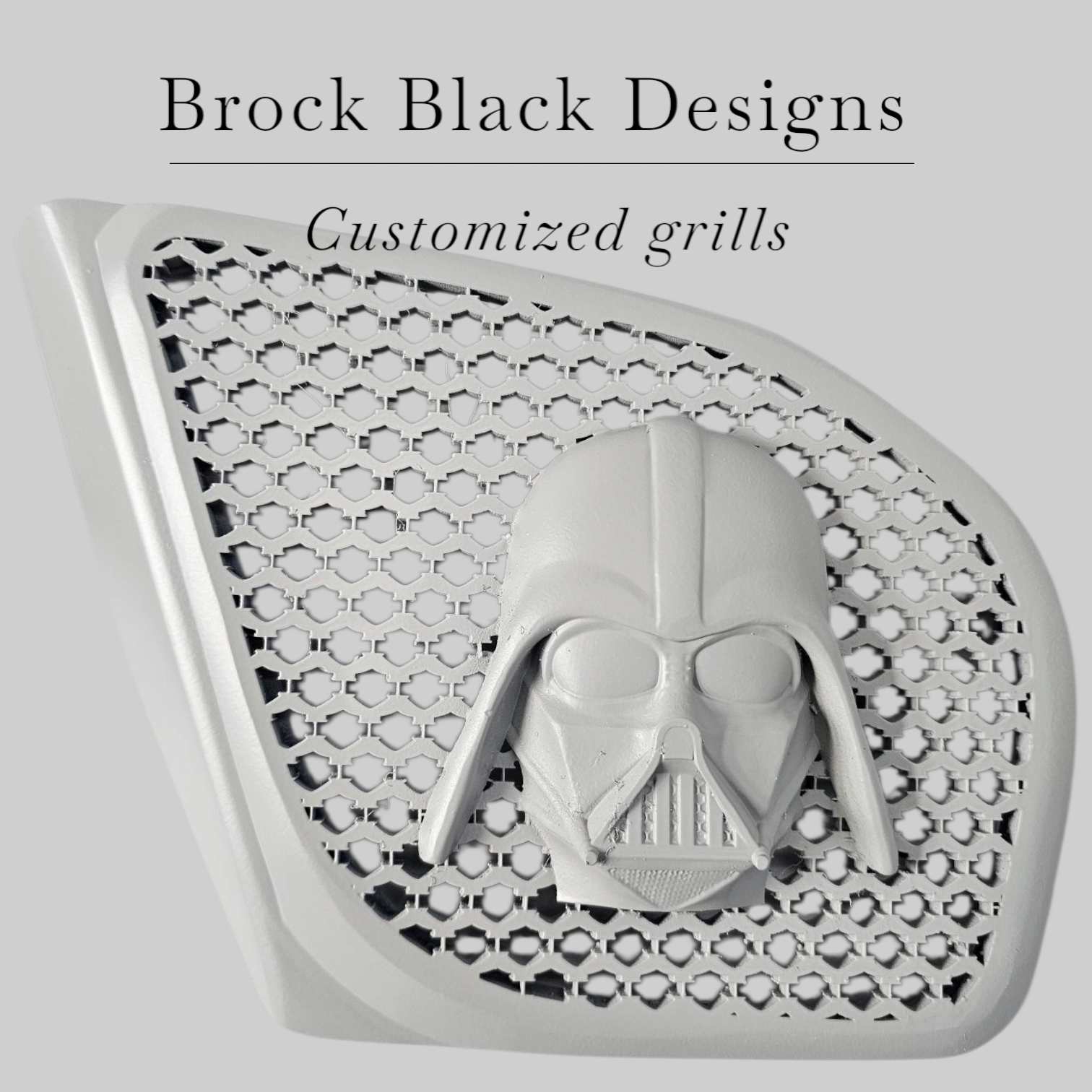 98 to 2024 Road Glide 3D Vader speakers grill covers set