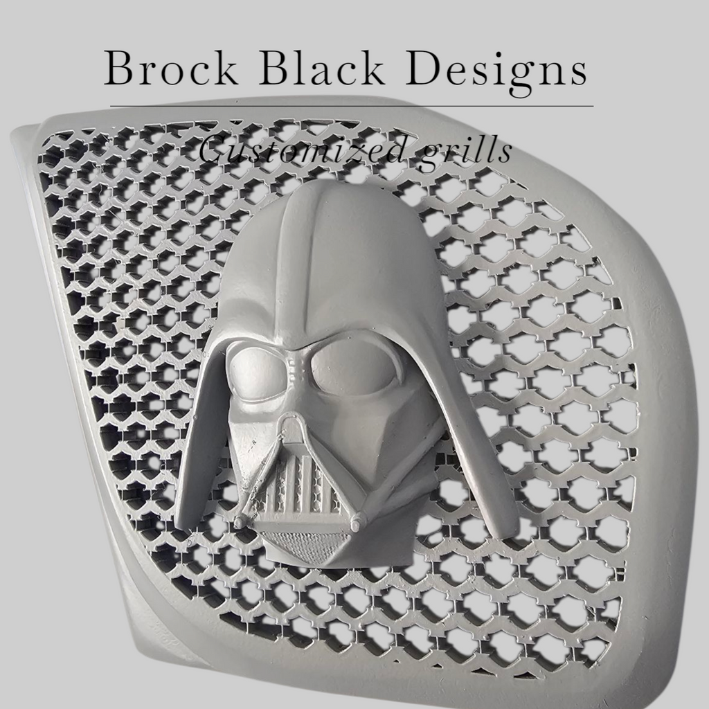 98 to 2024 Road Glide 3D Vader speakers grill covers set