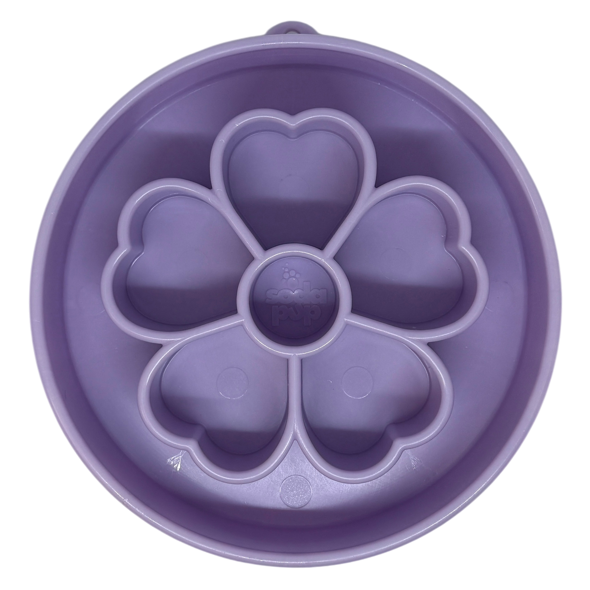 Flower eBowl Deep Slow Feeder Dog Bowl for Enrichment | USA Made