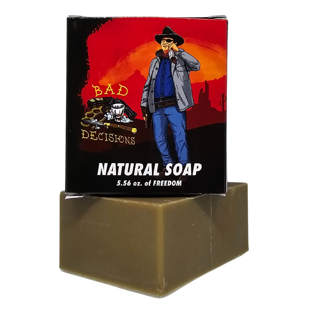 Bad Decisions Whiskey Natural Mens Soap