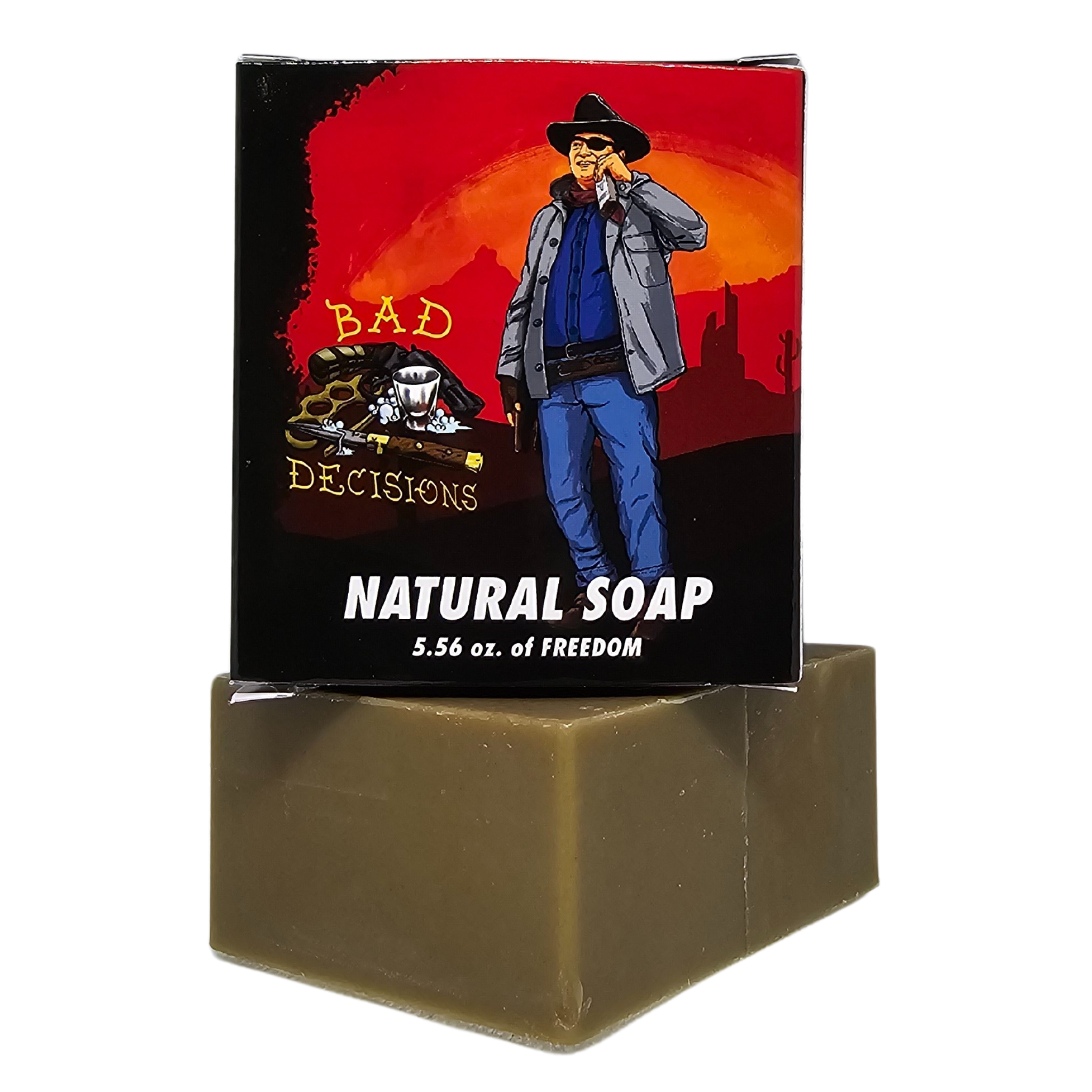 Bad Decisions Whiskey Natural Mens Soap