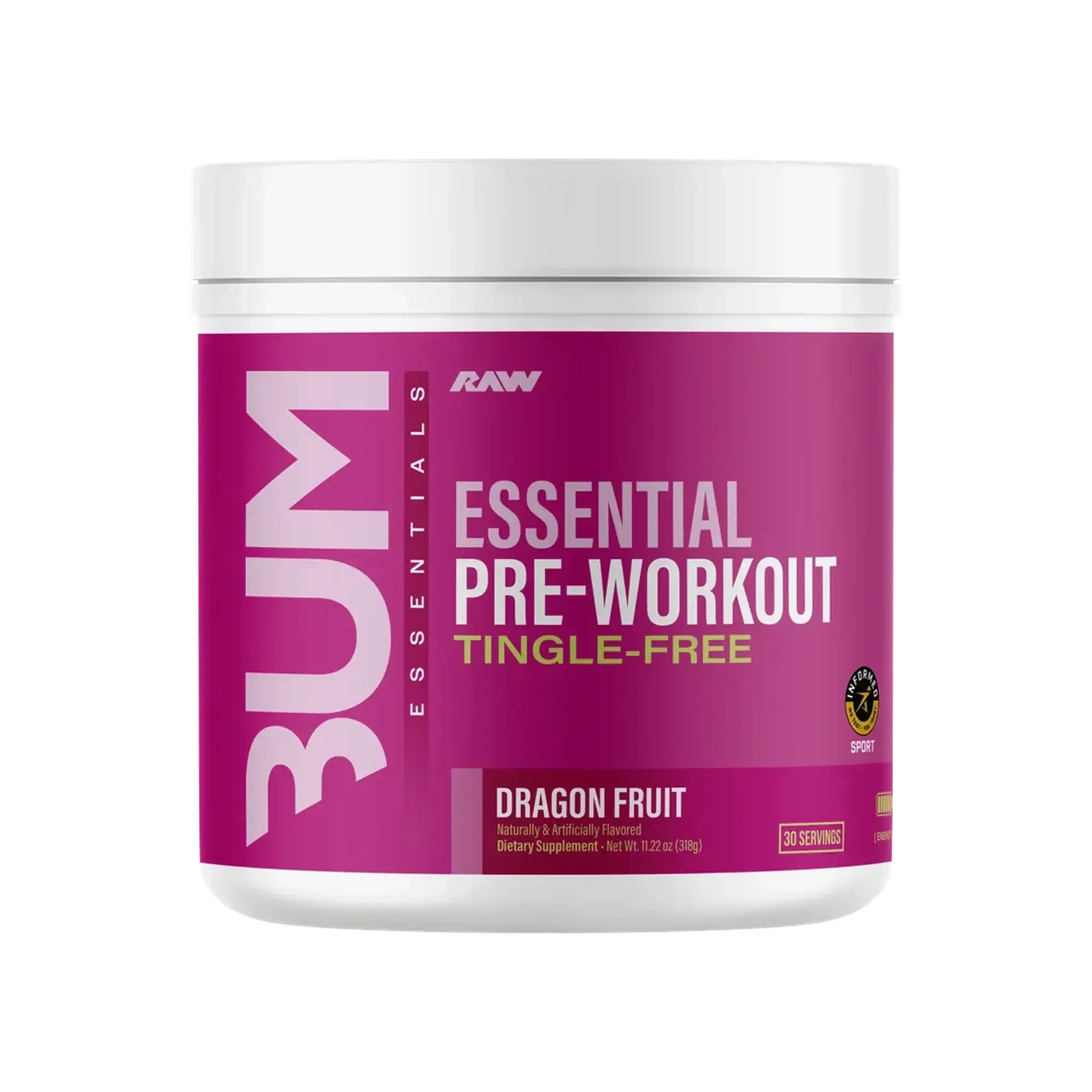 Raw Nutrition CBUM Essential Tingle-Free Pre-Workout