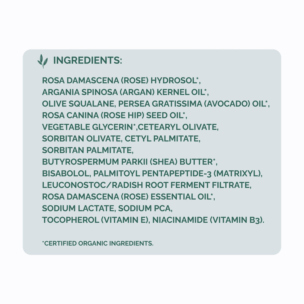 Rose Face Anti-Aging Cream and Moisturizer
