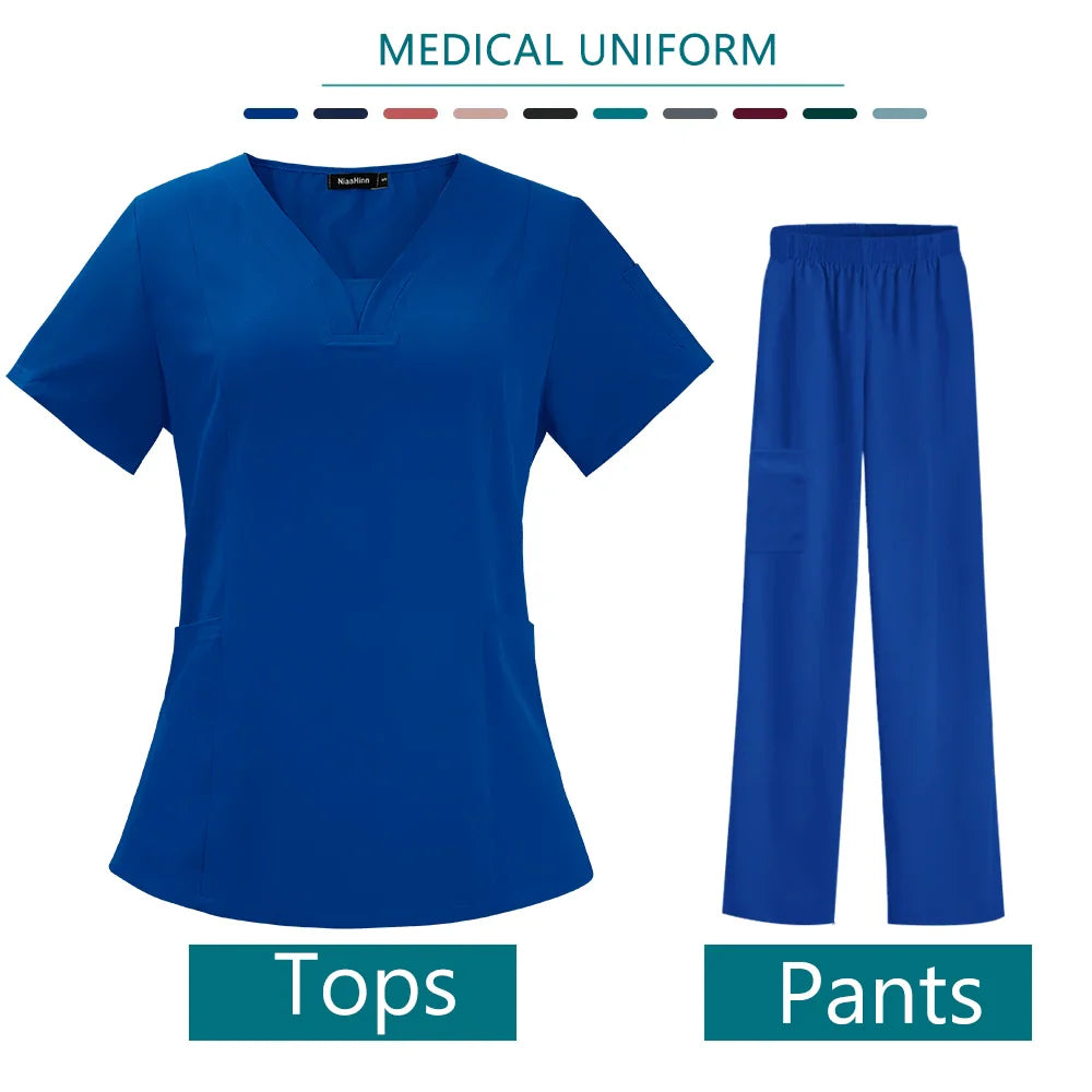High Quality Nurse Medical Uniform Scrub Set