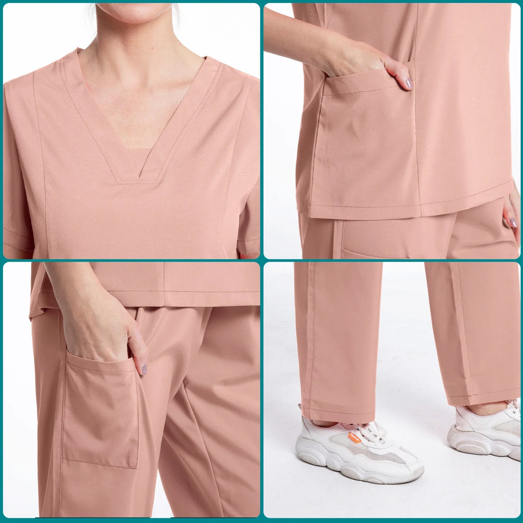 High Quality Nurse Medical Uniform Scrub Set