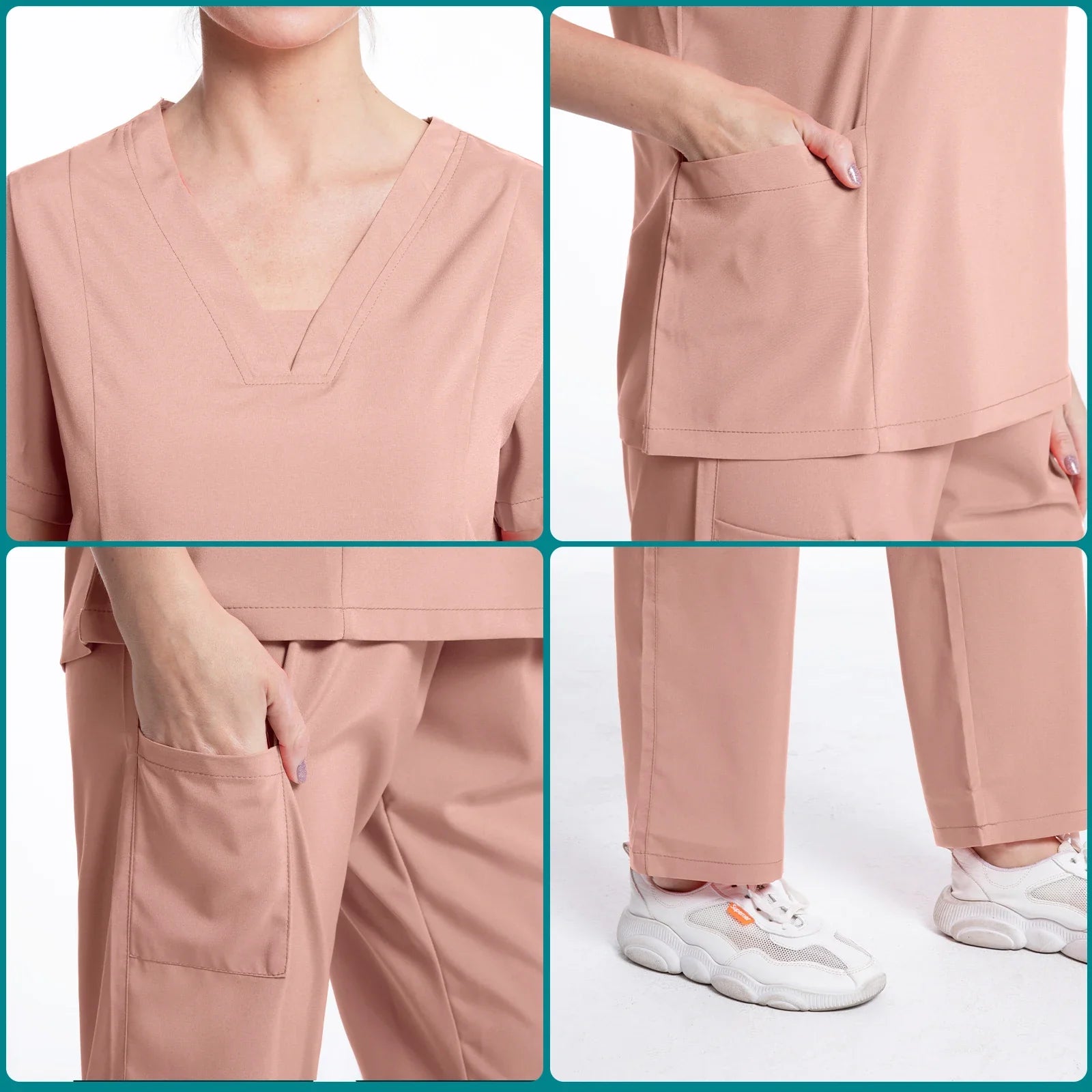 High Quality Nurse Medical Uniform Scrub Set