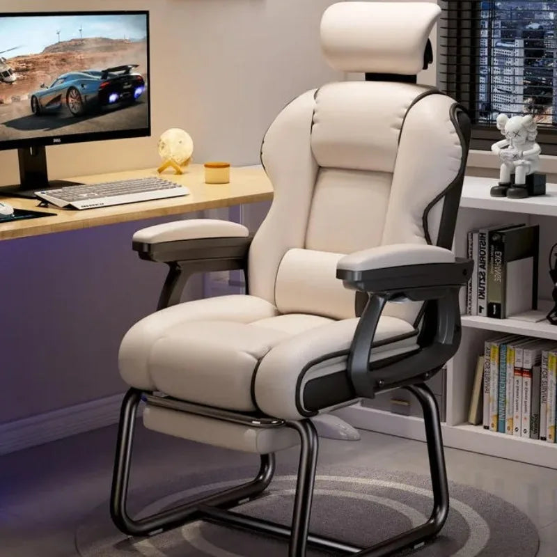 Leisure Gaming Office Chair Bow-shaped Chair Adjustable Ergonomics Home Comfortable Sitting Desk Silla Gamer Office Furniture