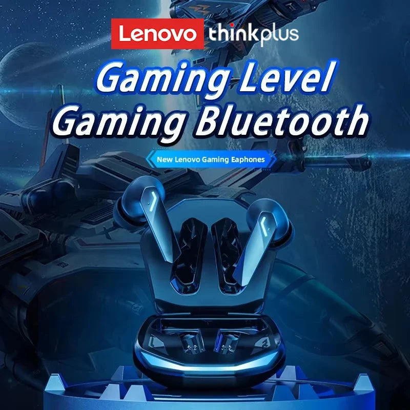 Choice Lenovo GM2 Pro Earphone Bluetooth 5.4 Headphones with Mic 9D Stereo Pro 6 Earbuds Dual Modes Music Game Wireless Headset