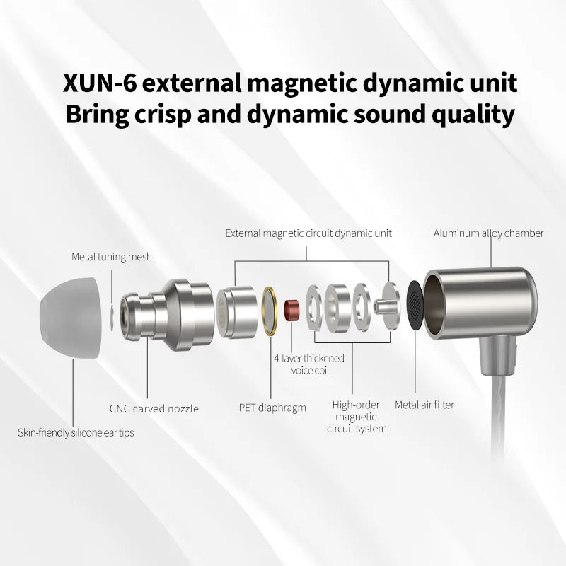 KZ Ling Long Earphones Dynamic HIFI Bass Earbuds In Ear Monitor Headphones Sport Noise Cancelling Headset KZ ZS10 PRO  ZSX