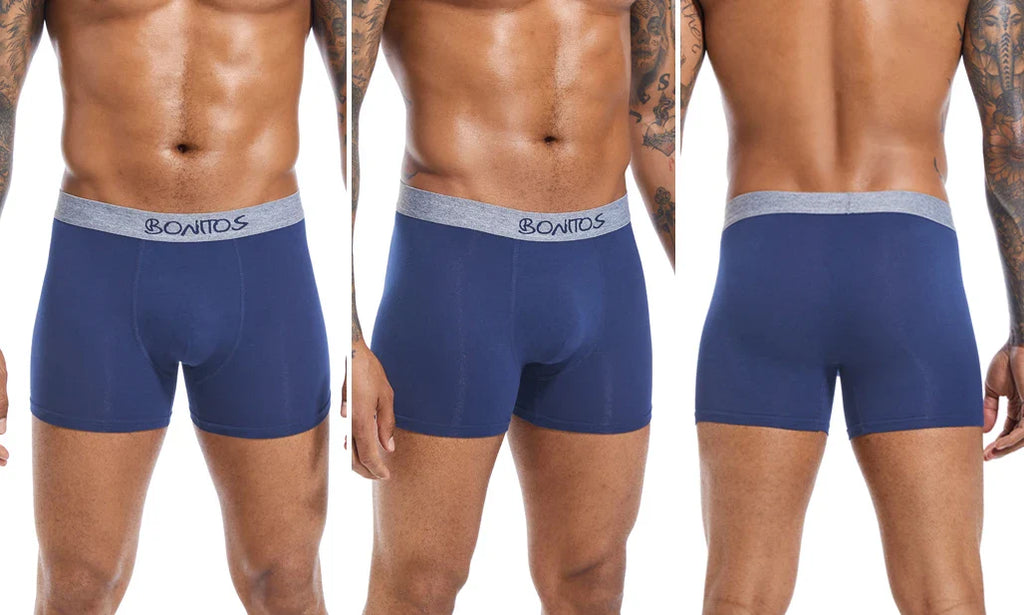 4pcs Men Underwear Cotton Boxer Shorts