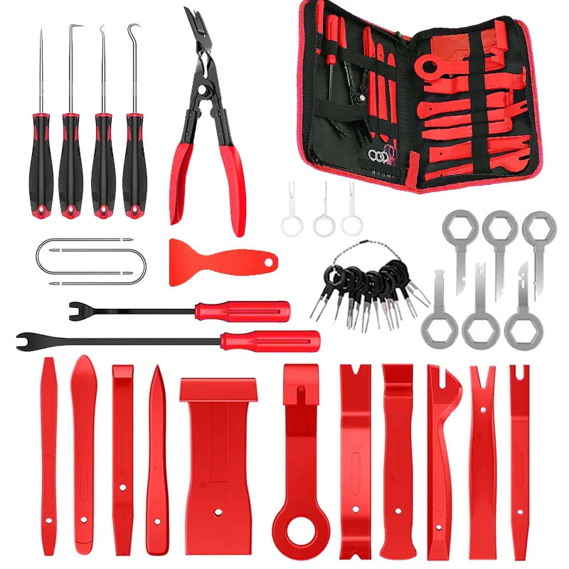 Car Trim Removal Tool Kit 5/11/41/161-Piece Auto Interior Door Panel Radio Stereo Dash Tools