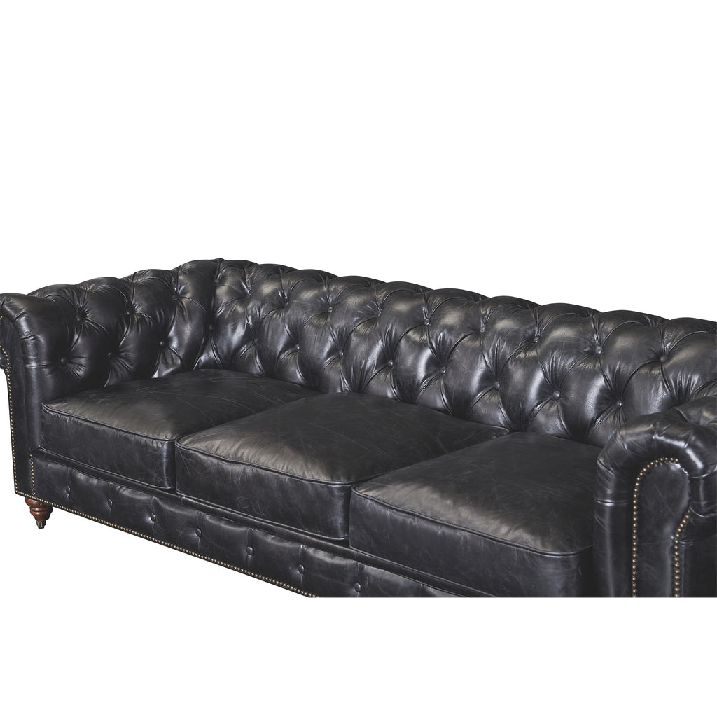 Century Chesterfield Sofa - Slate Leather