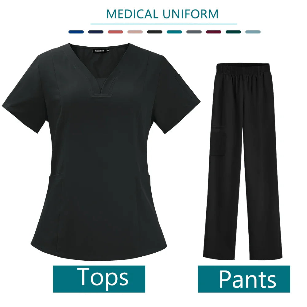 High Quality Nurse Medical Uniform Scrub Set