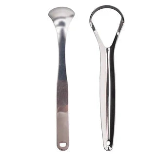 Silicone Tongue Scraper & Cleaner Brush - Fresh Breath Oral Care Tool, 1/3/6/12 Pack