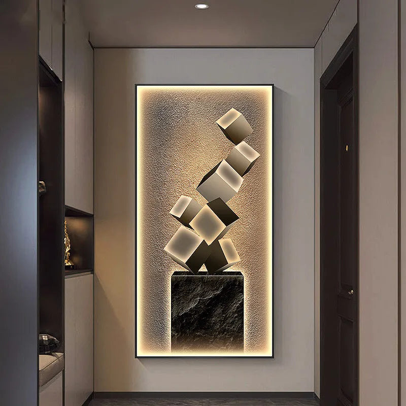Dlight Decor Crystal Wall Art Glow Lamp for Interiors