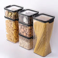 DecorBites™ Kitchen Storage Food Container Cereal Organizer Breadbasket Plastic Order