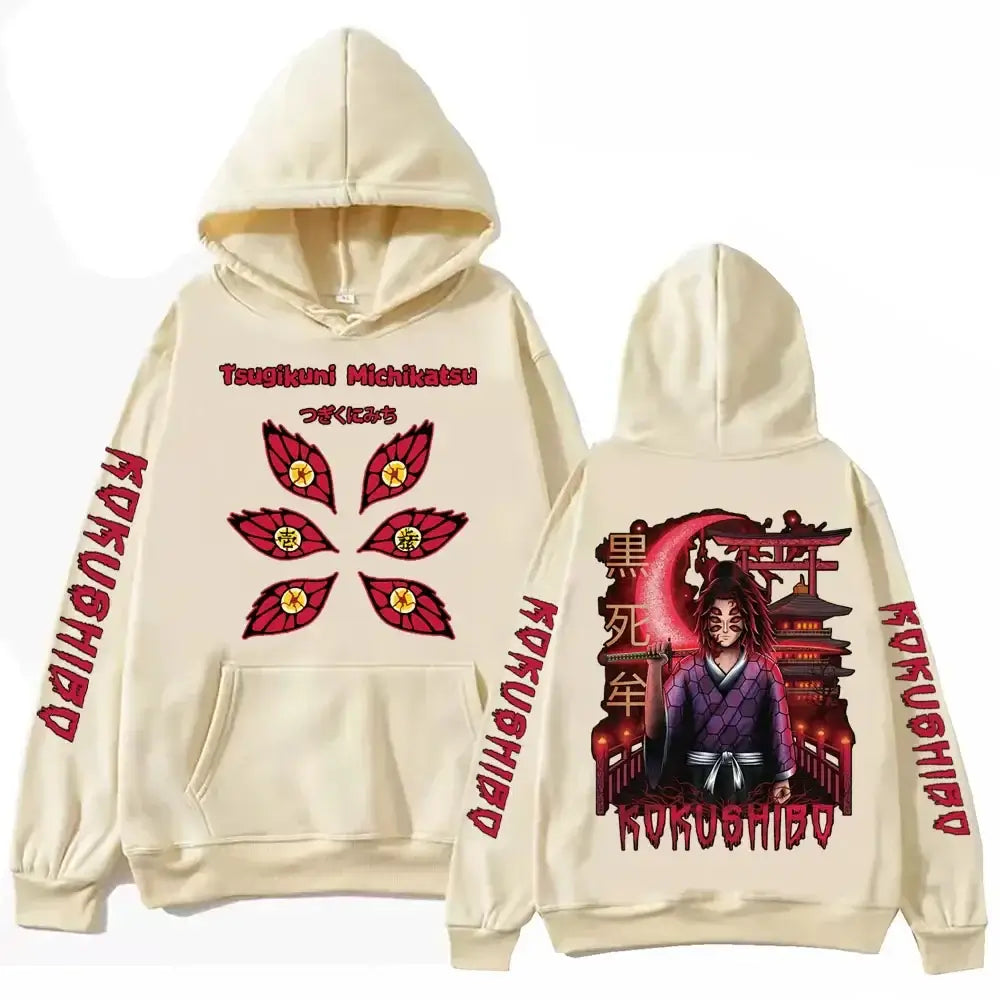 Demon Slayer Hoodie: Harajuku Fleece Streetwear Pullover