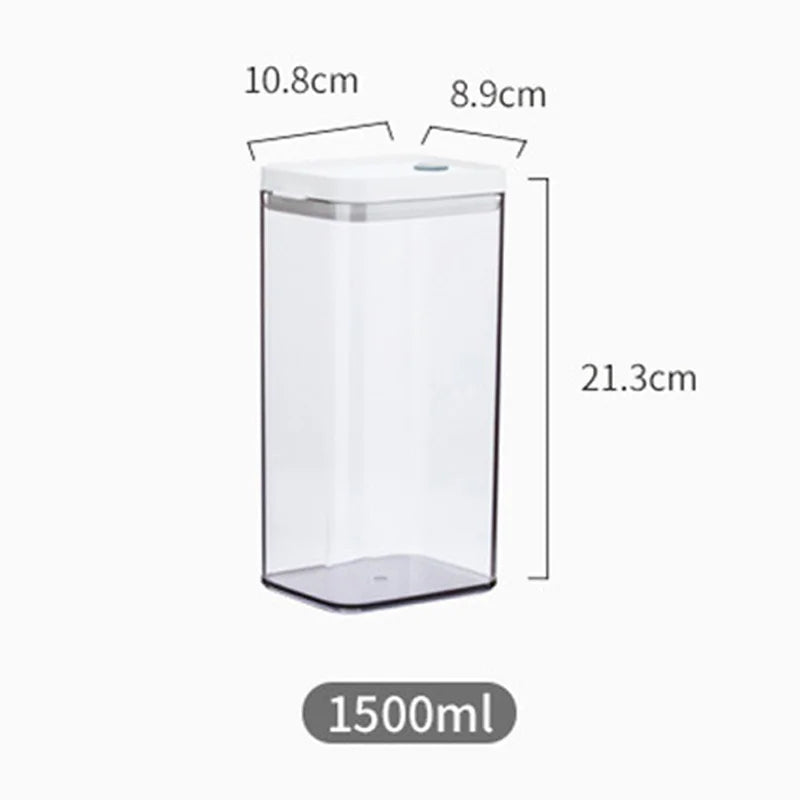 DecorBites™ Bulk Hermetic Food Storage Container Plastic Organizer