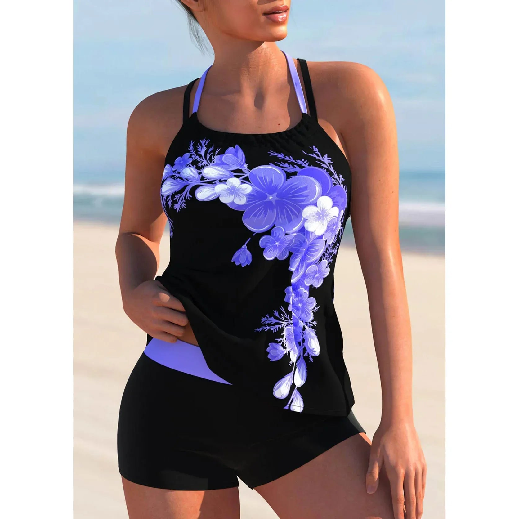 Red Blossom Bikini Set: S-6XL Beachwear Collection