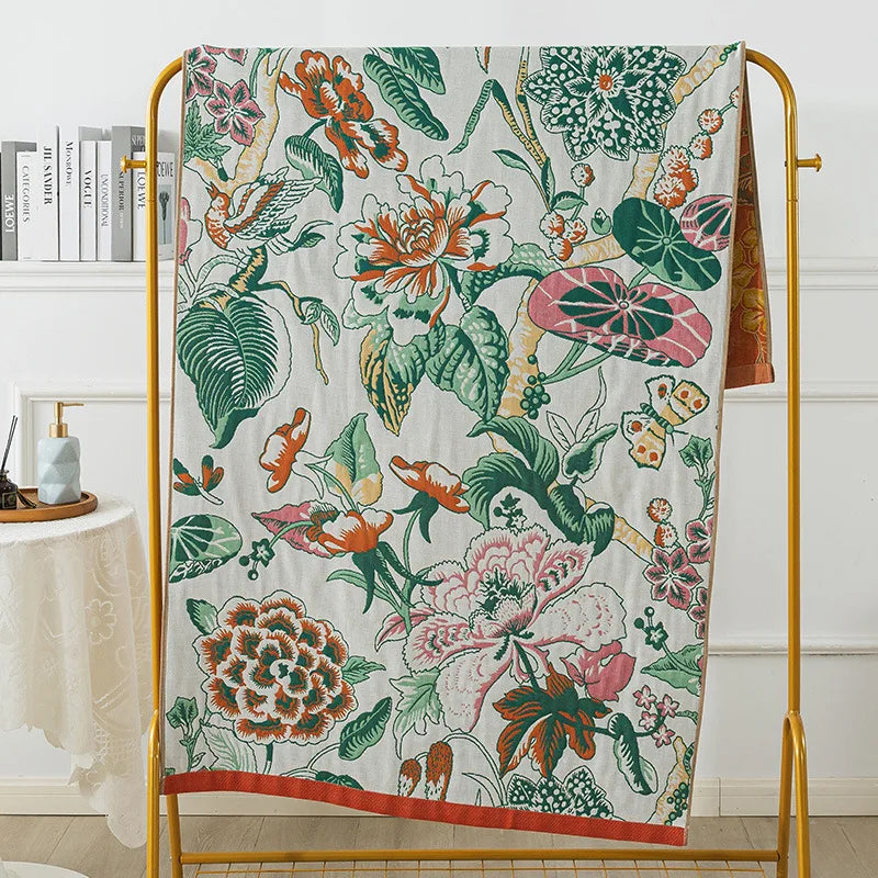 DecorBites™ Cotton Gauze Bath Towel - Large Size 90x180cm