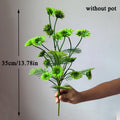 Dlight Decor 37cm Eucalyptus Money Plant Branch for Home and Garden Decor