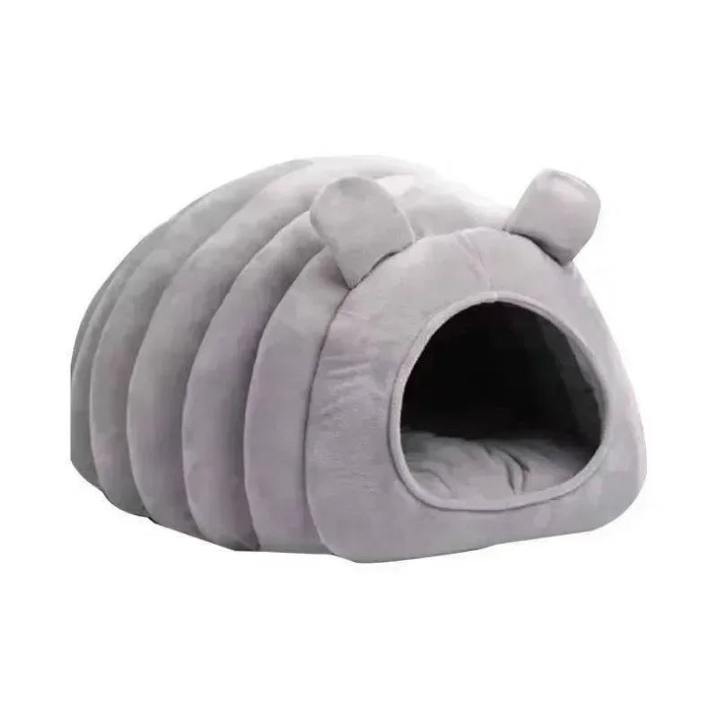 Cat Kennel Winter Warm Fully Enclosed Comfortable Sleeping House Pumpkin Cat Nest Pet Bed Supplies Thermal Bed Cat Sleeping Bag