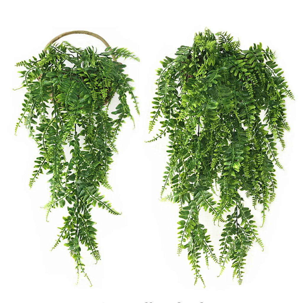 Dlight Decor 90cm Hanging Persian Fern Leaf Vine for Wall and Balcony Decor