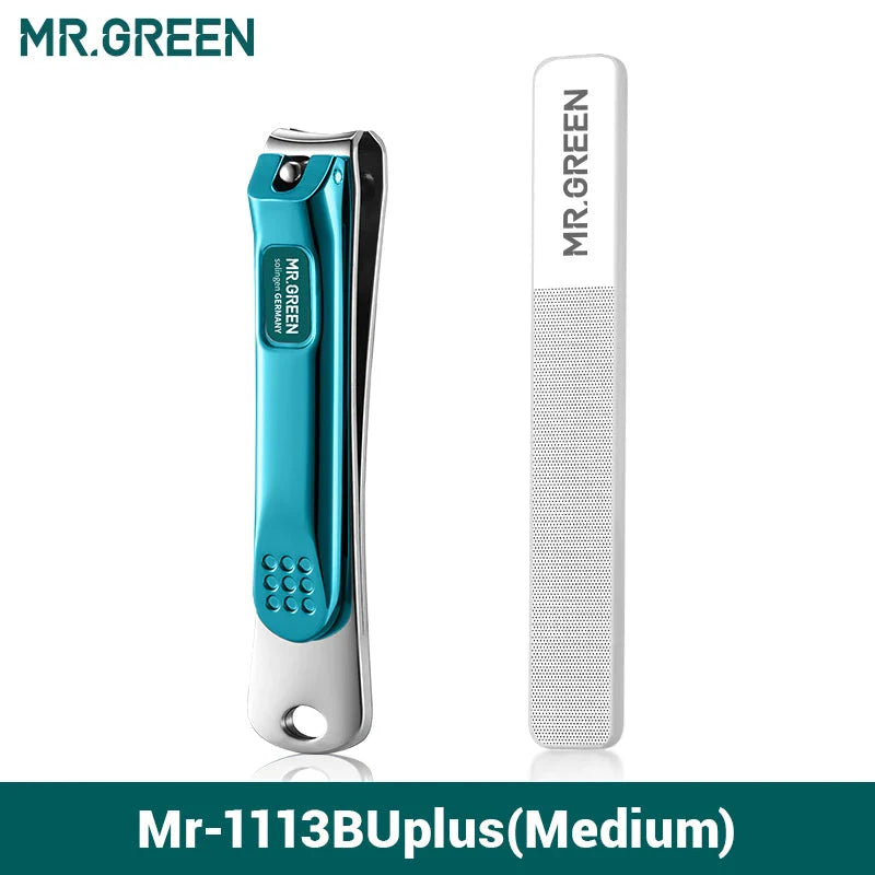 MR.GREEN Stainless Steel Nail Clippers with Nail File