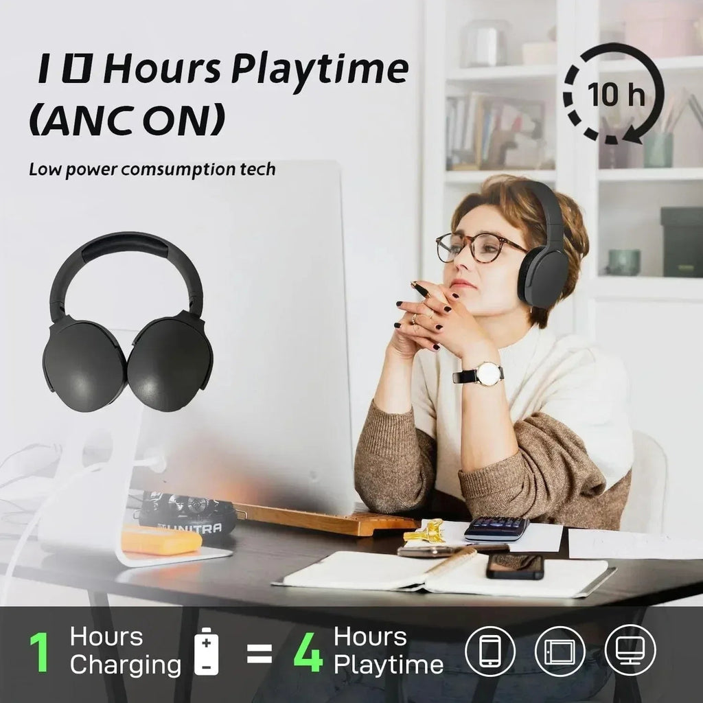 Wireless Bluetooth 5.3 Headphones Over Ear Hifi Stereo Headset