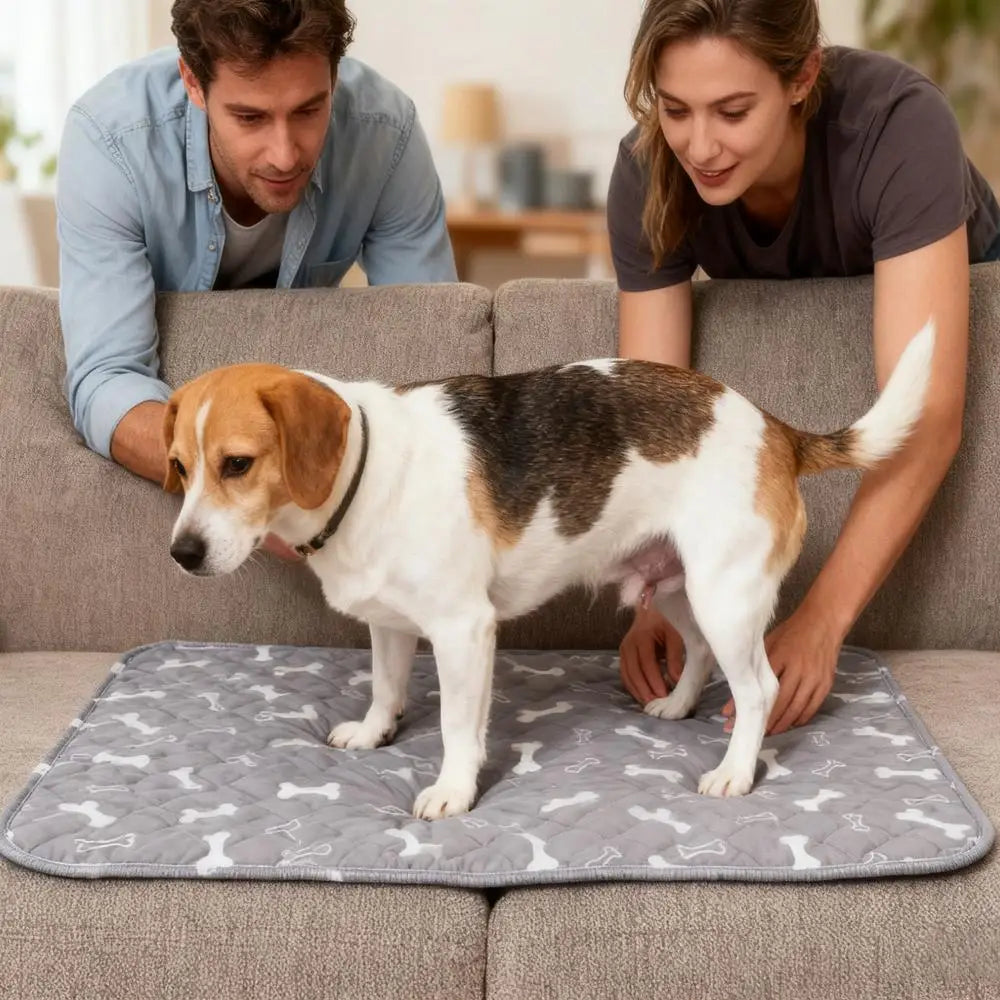 Pet Pee Pad Waterproof Washable Puppy Pee Pad Durable Absorbent Pet Bed Mat Reusable Anti-Slip Dog Urine Pad Cat Care Dog Mat