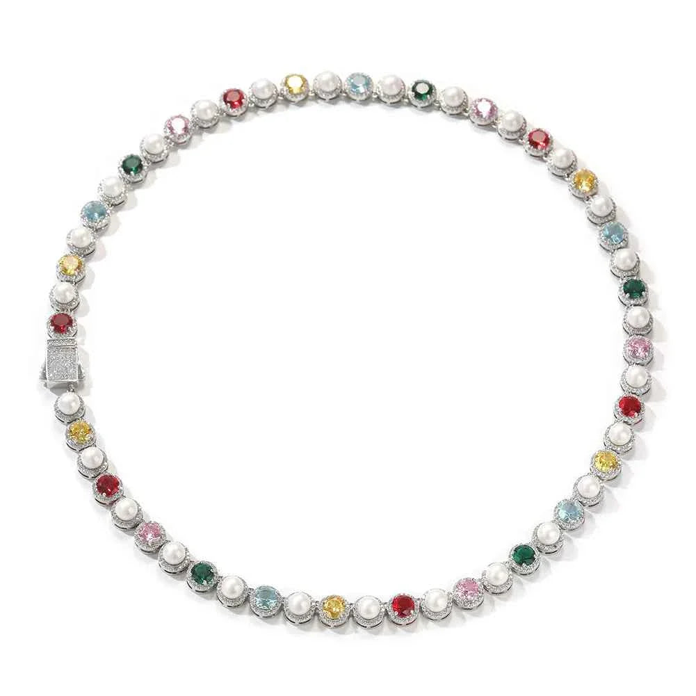 Iced Colorful Bracelets Neckless